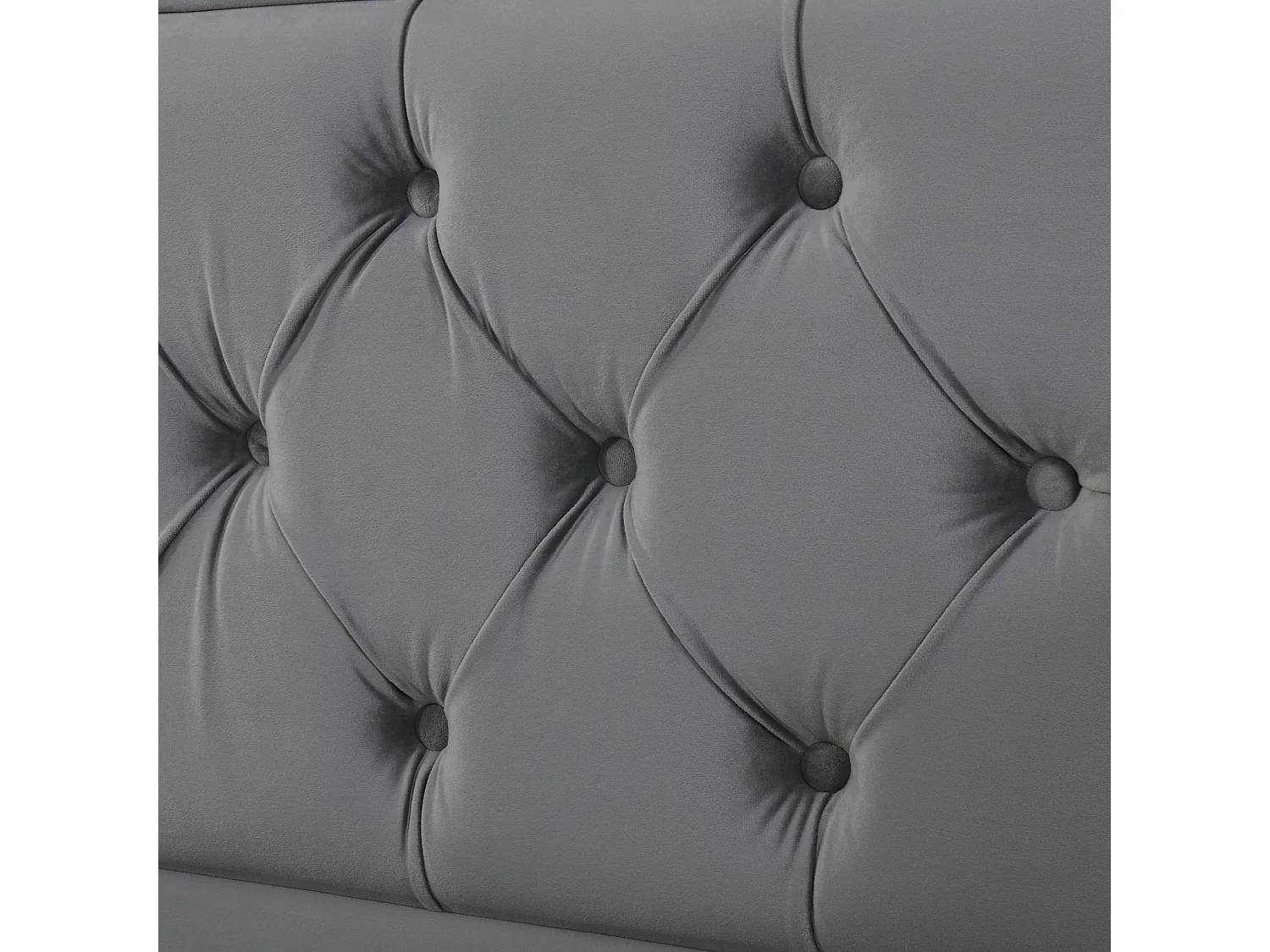 Lit double Lit coffre 140x200 cm, avec tête de lit, sommier, structure en acier, gris, sans matelas