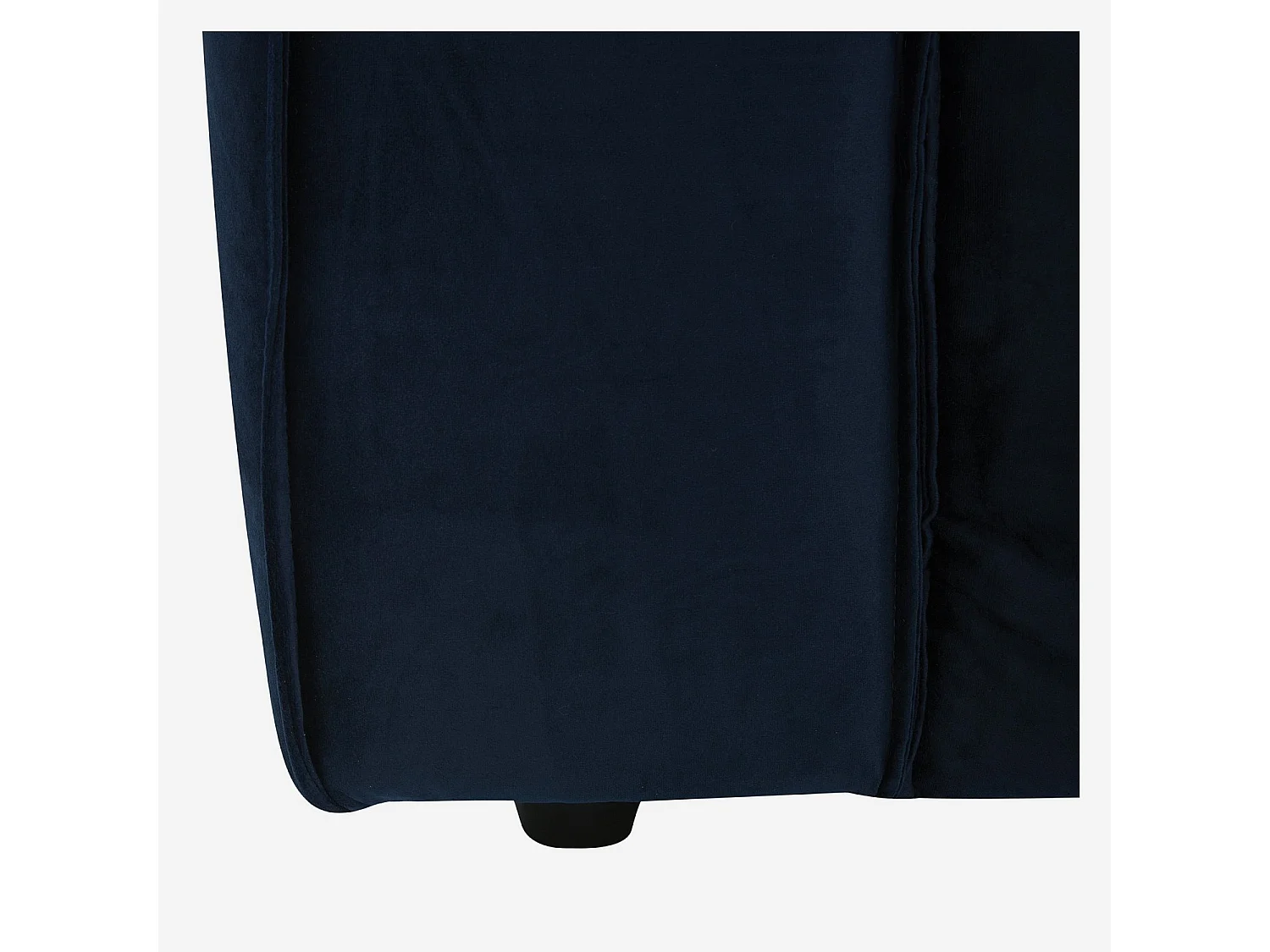 Habitat - Canapé 2 places en velours - Bleu marine - Kuti