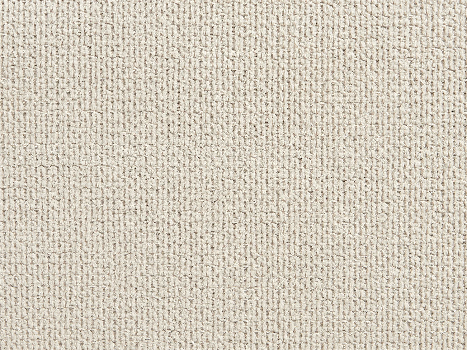 Lot de 6 chaises en tissu texturé et métal - Beige - MADOLIA de Pascal Morabito