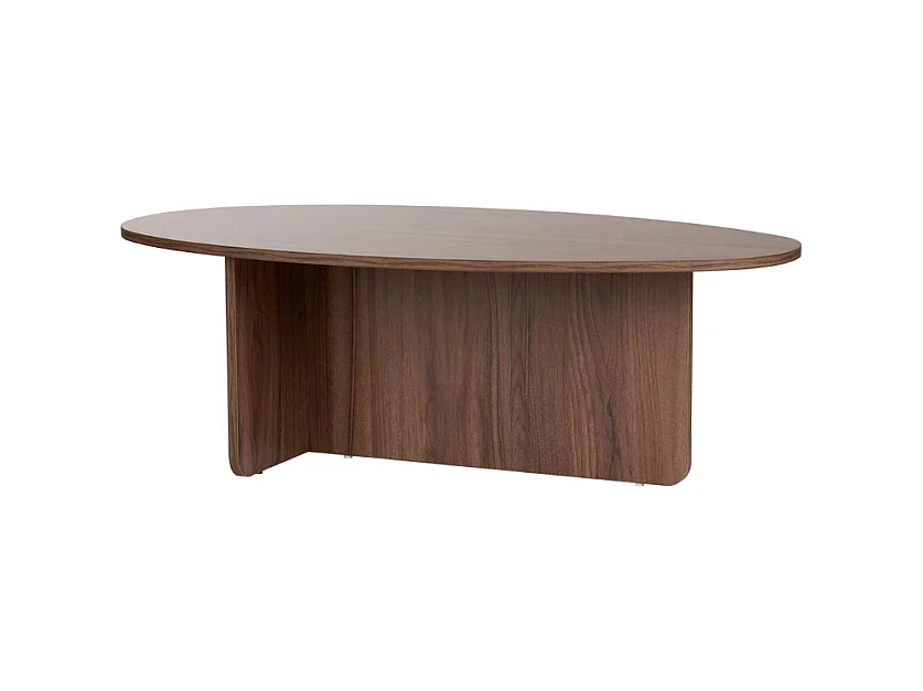 Couchtisch mit ovaler Platte L125 cm - ANNA