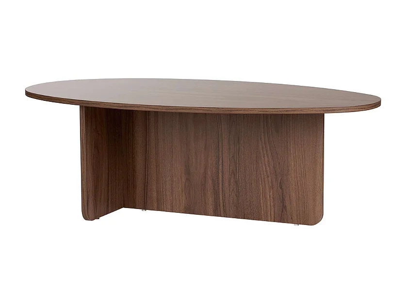 Table basse avec plateau ovale L125 cm - ANNA