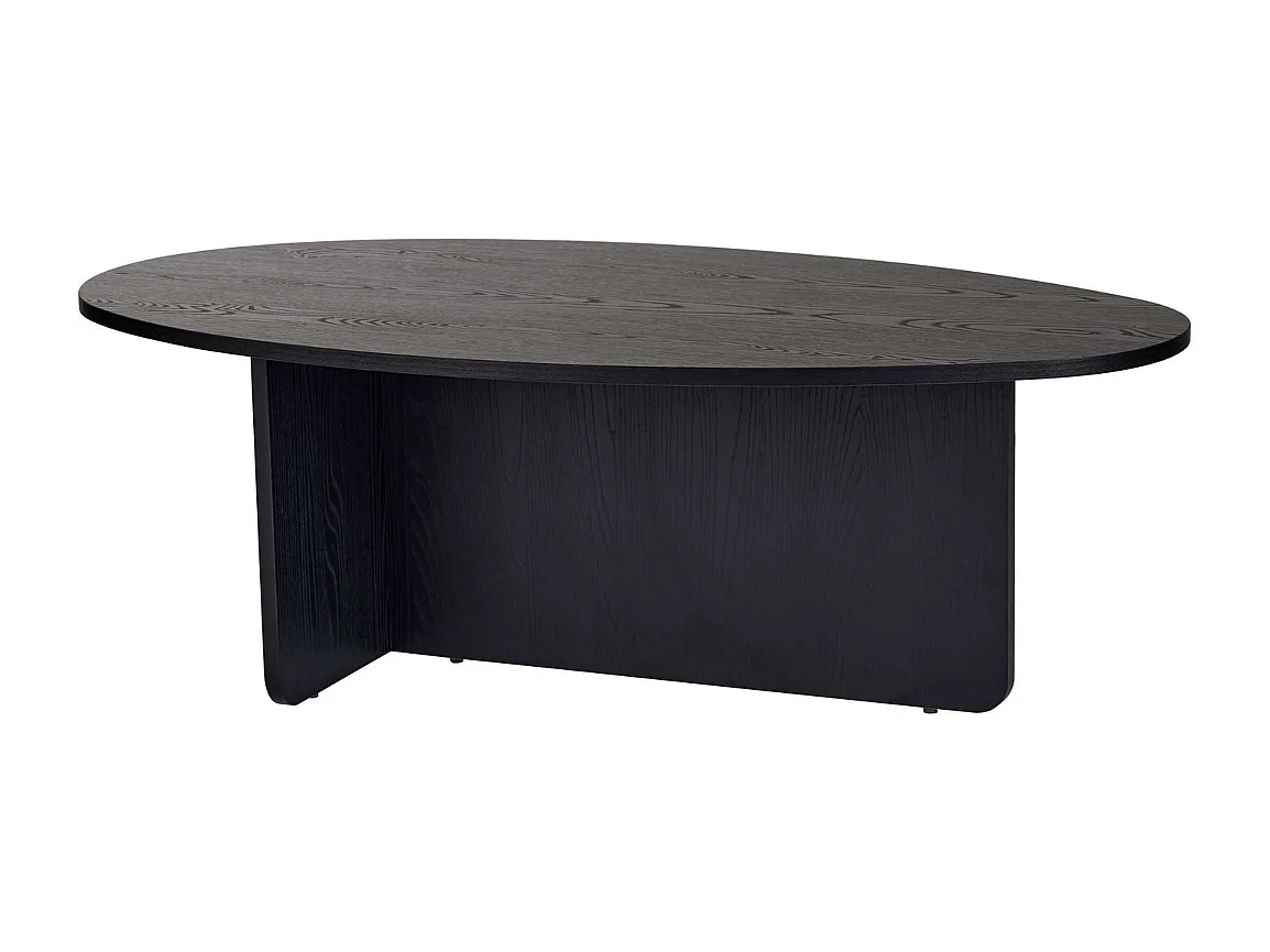 Table basse avec plateau ovale L125 cm - ANNA