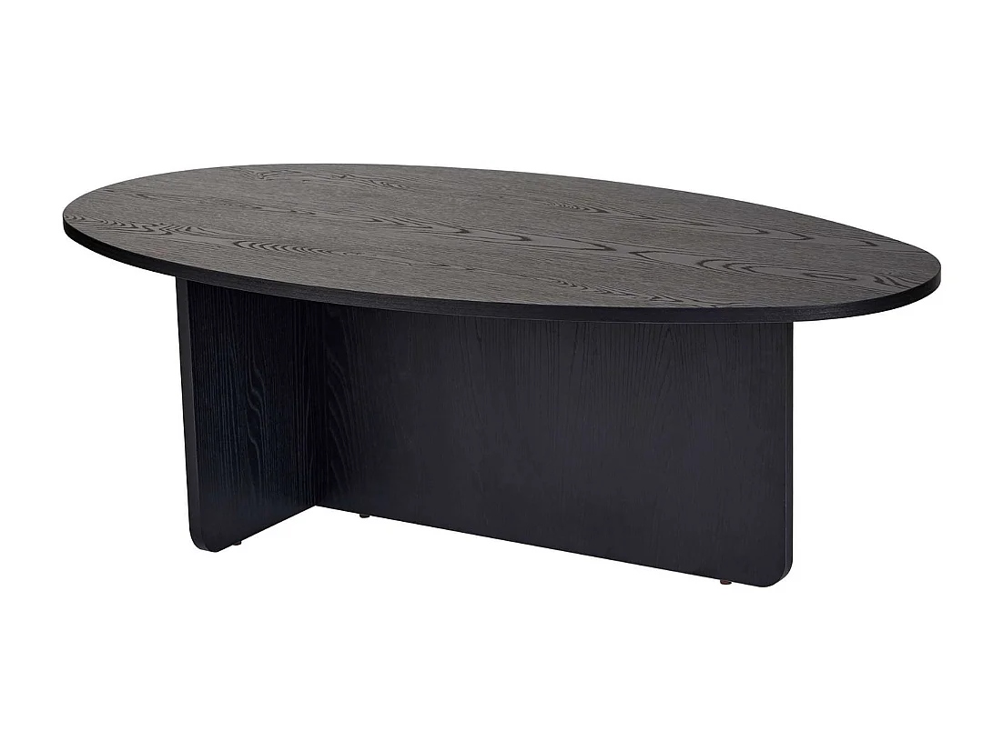 Table basse avec plateau ovale L125 cm - ANNA