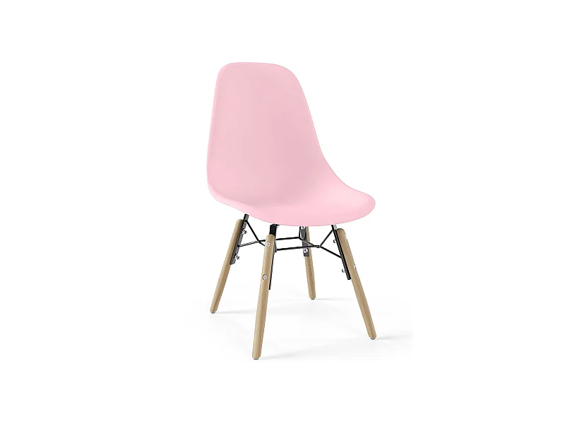 Sedia per Bambini - Design Scandinavo - Gambe in Legno - Skögur