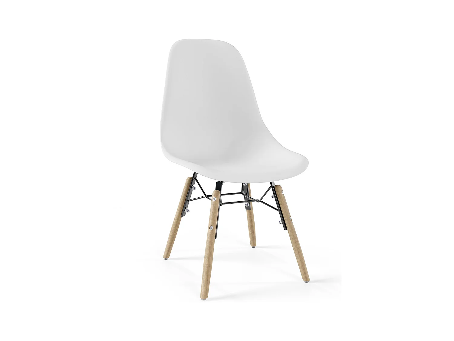 Sedia per Bambini - Design Scandinavo - Gambe in Legno - Skögur