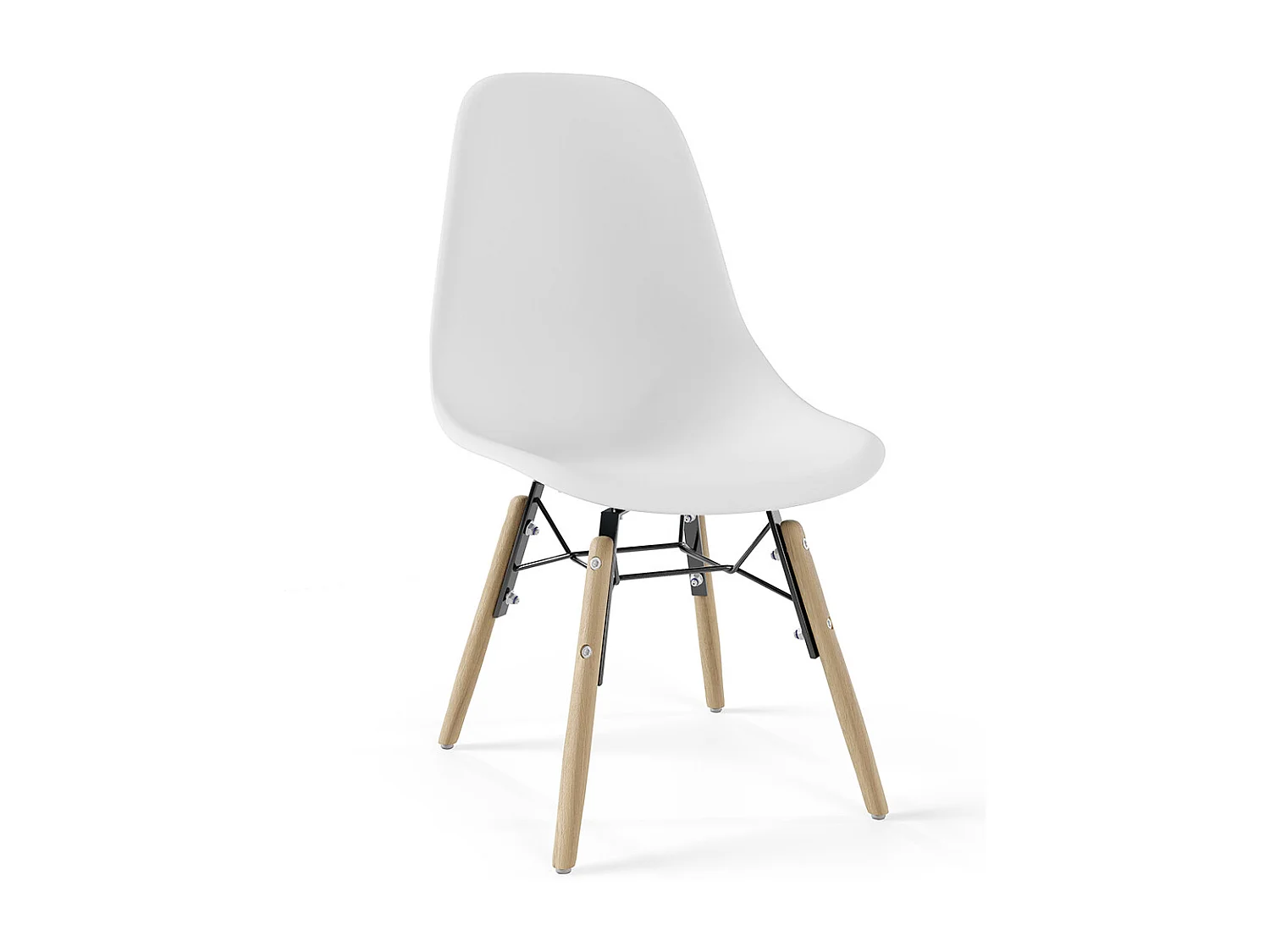Sedia per Bambini - Design Scandinavo - Gambe in Legno - Skögur