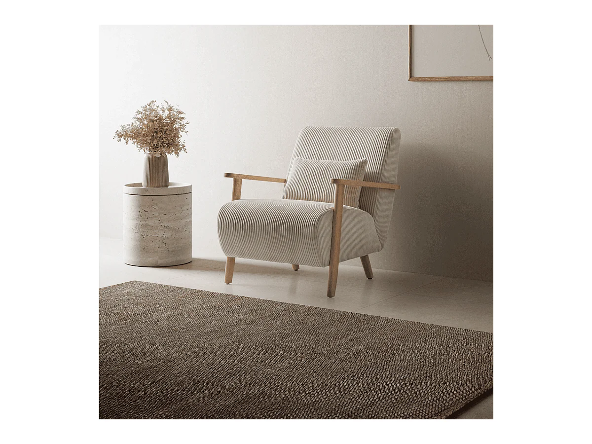 Fauteuil Bonnie - 70x83x84cm - Beige