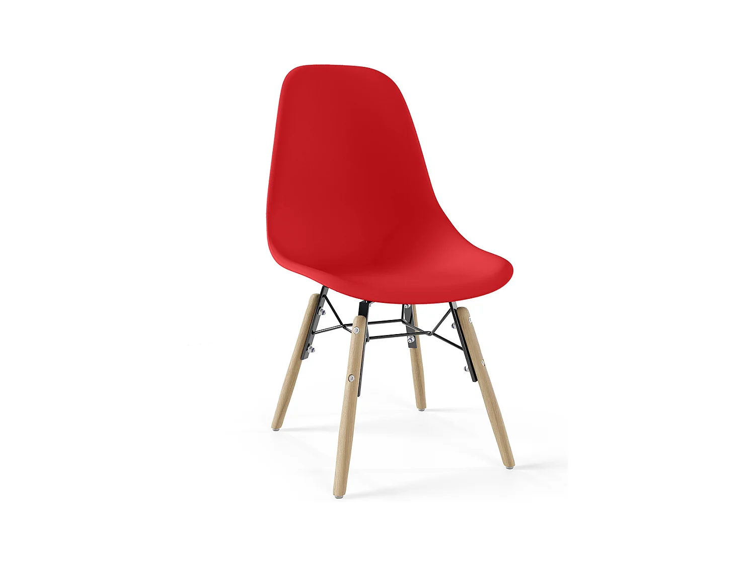 Sedia per Bambini - Design Scandinavo - Gambe in Legno - Skögur