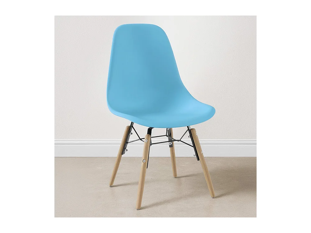 Sedia per Bambini - Design Scandinavo - Gambe in Legno - Skögur
