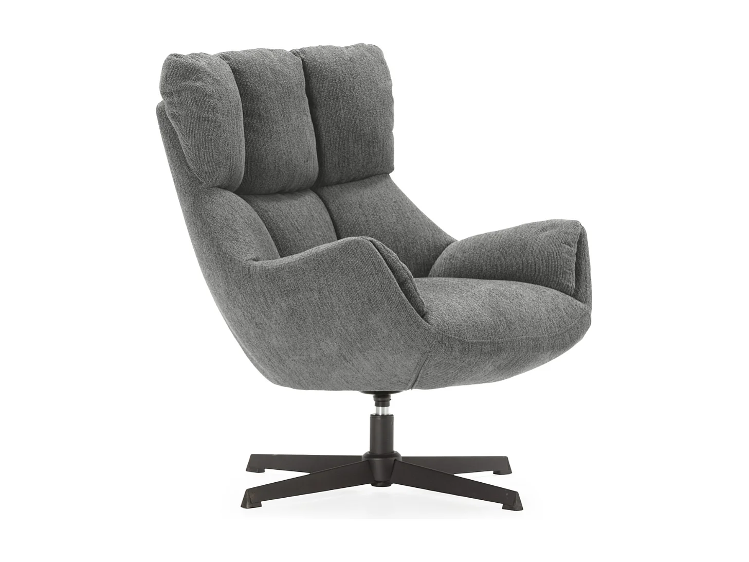 Fauteuil Odette - 73x81x89cm - Grijs