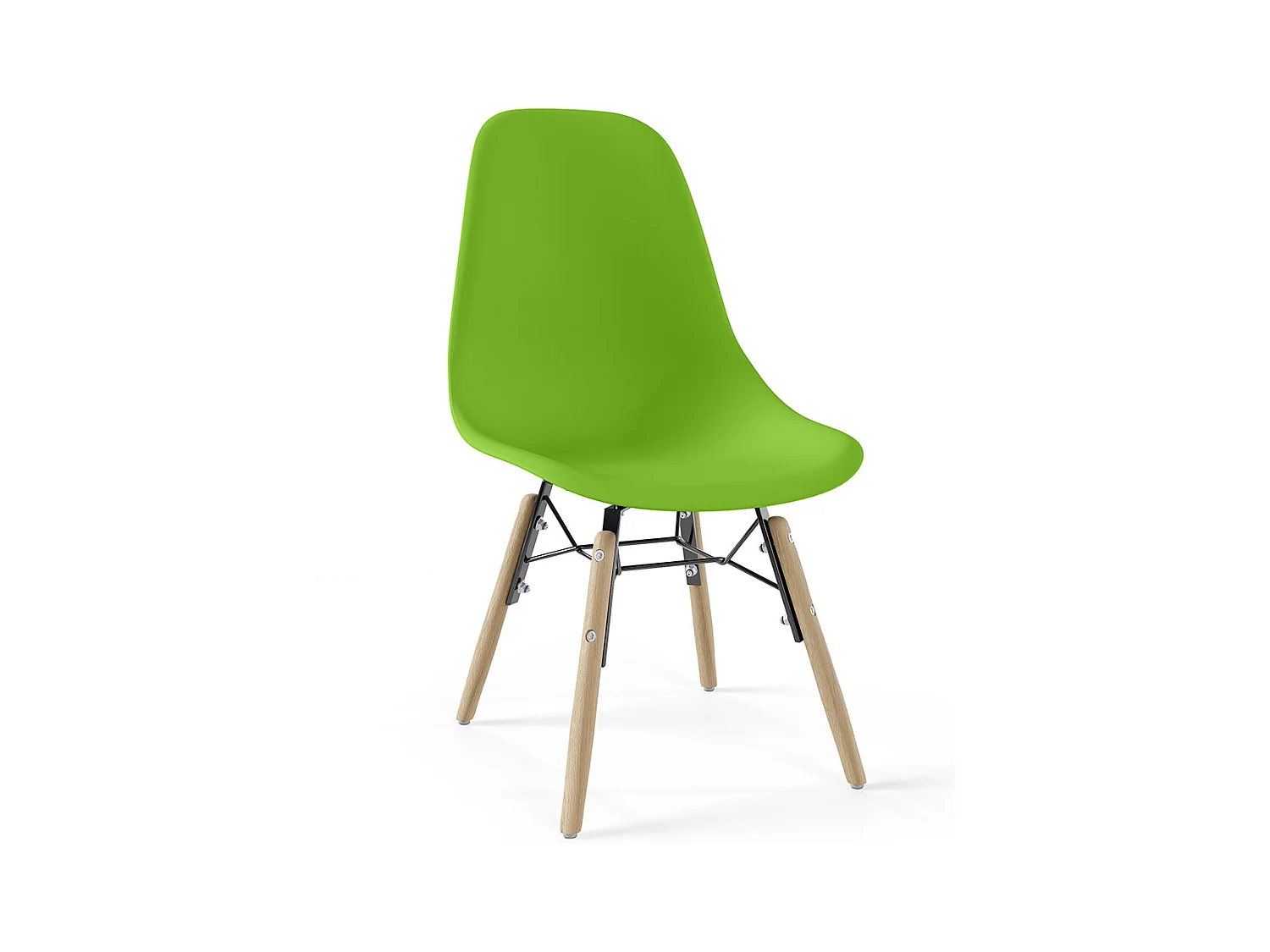 Sedia per Bambini - Design Scandinavo - Gambe in Legno - Skögur