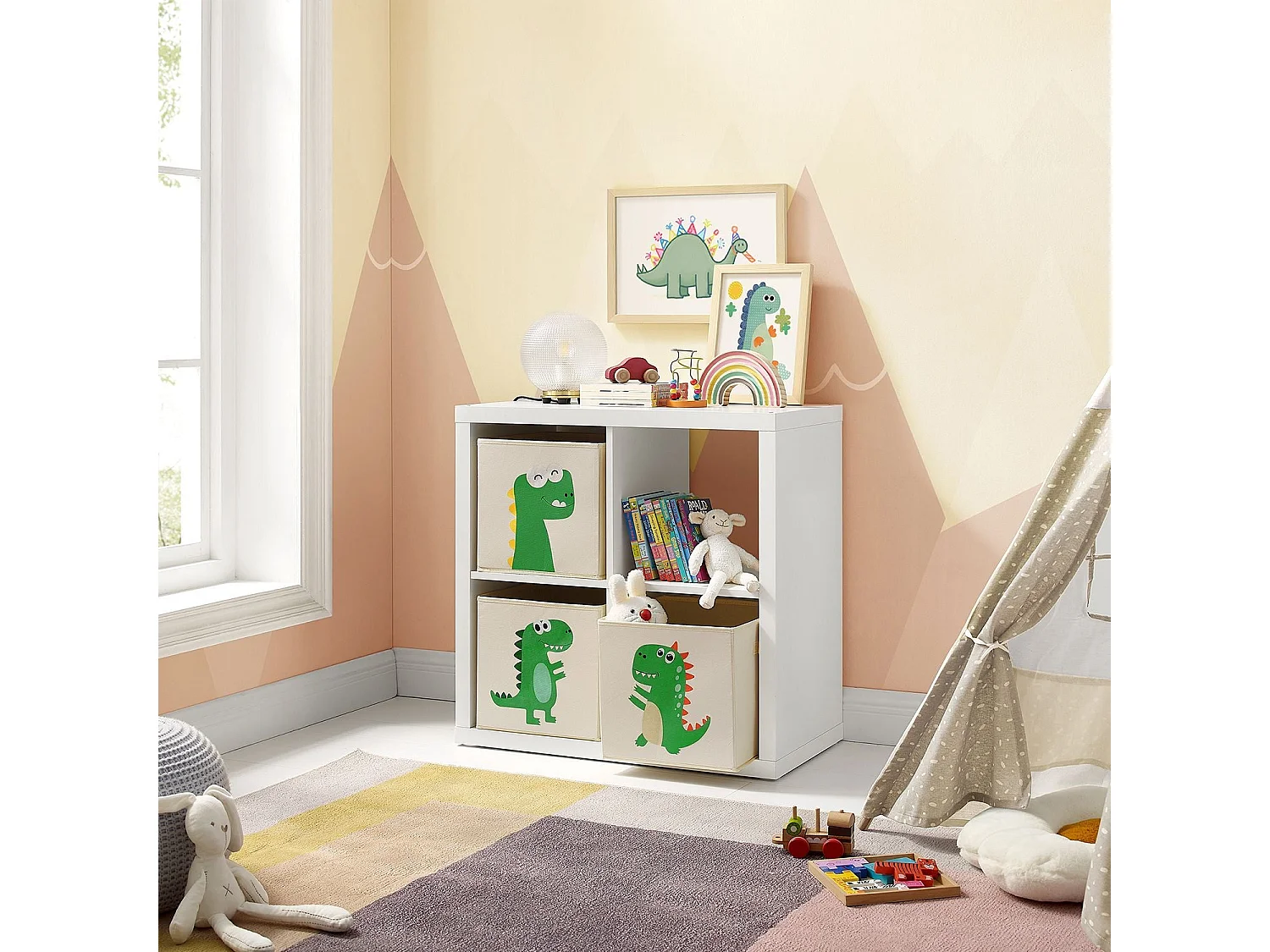 Lot de 3 boîtes de rangement pour enfants