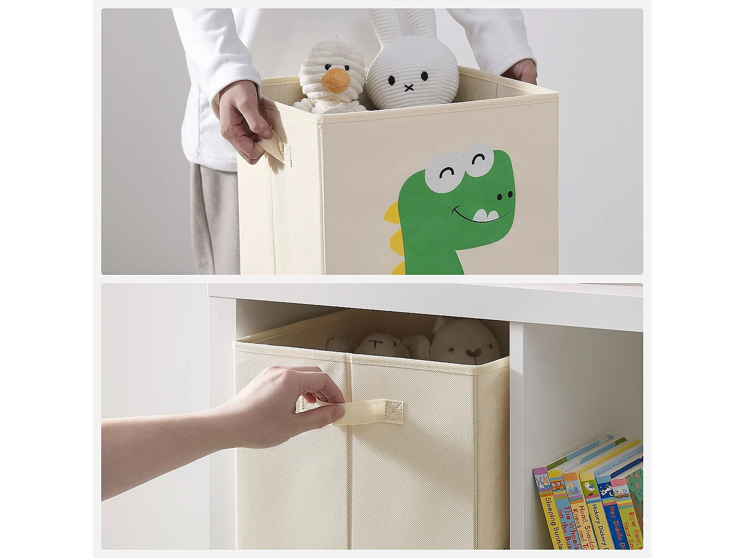 Lot de 3 boîtes de rangement pour enfants