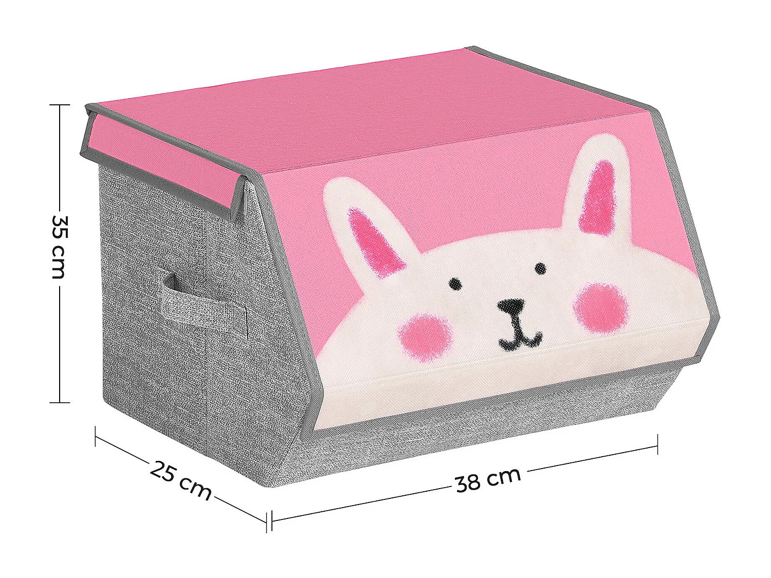 Lot de 3 boîtes de rangement pour enfants