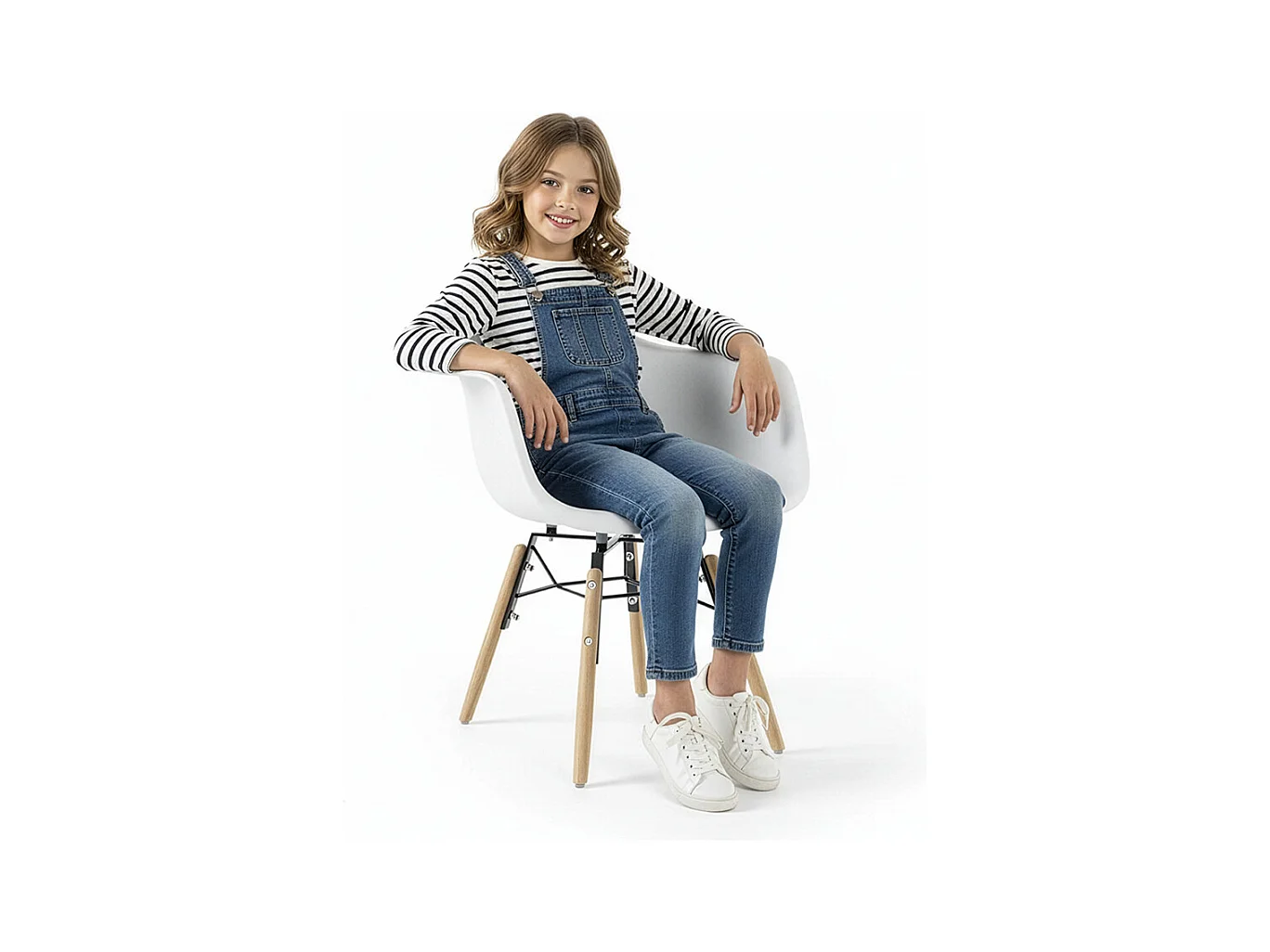 Sedia per Bambini Design Scandinavo - Gambe in Legno - Nordika