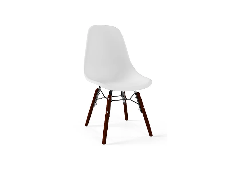 Sedie per Bambini - Design Scandinavo - Gambe in Legno Scuro - Skögur