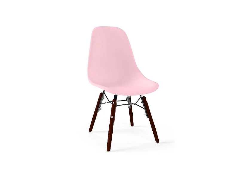 Sedie per Bambini - Design Scandinavo - Gambe in Legno Scuro - Skögur