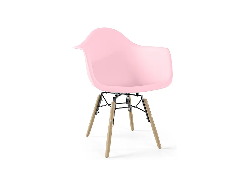 Sedia per Bambini Design Scandinavo - Gambe in Legno - Nordika