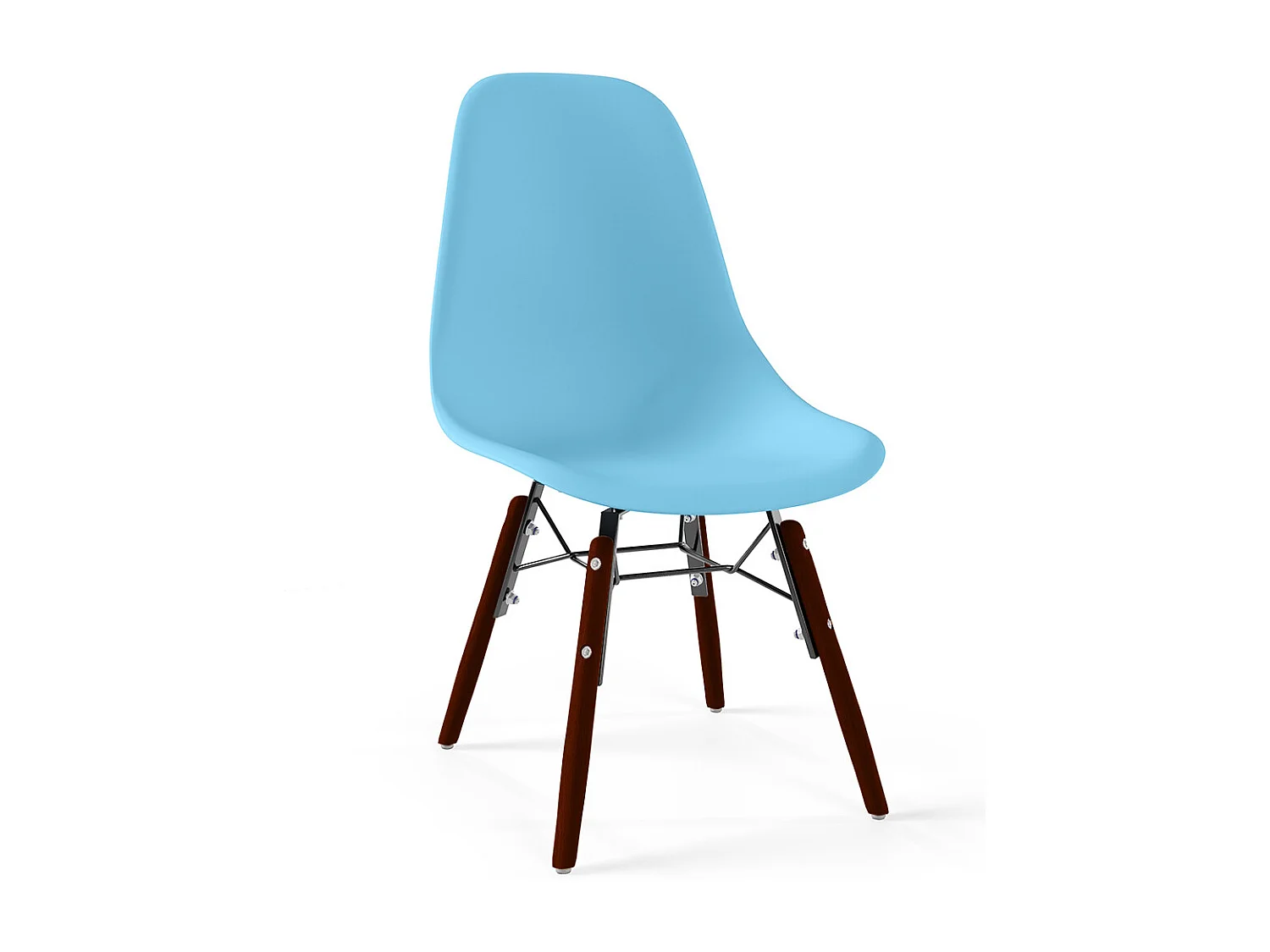 Sedie per Bambini - Design Scandinavo - Gambe in Legno Scuro - Skögur