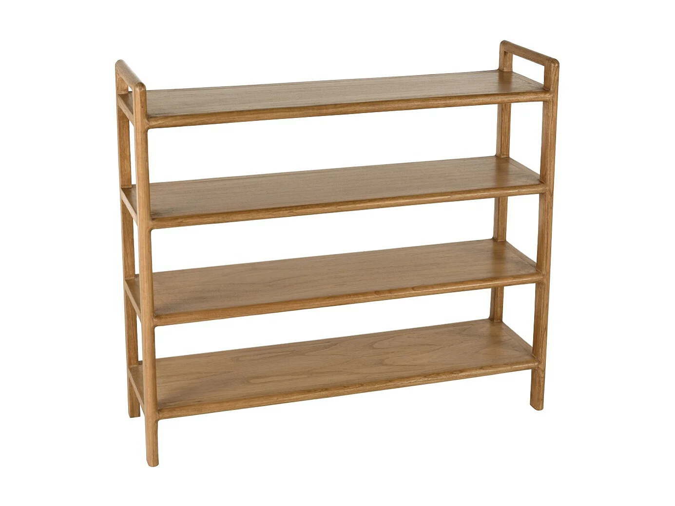 AMY - Etagère 4 niveaux en bois de mindi AMY