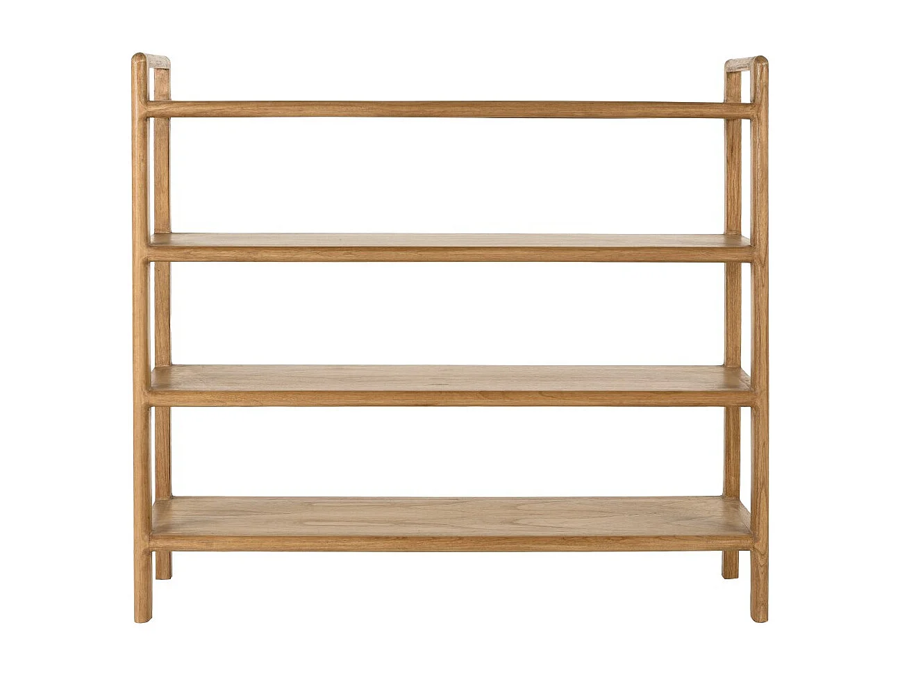 AMY - Etagère 4 niveaux en bois de mindi AMY