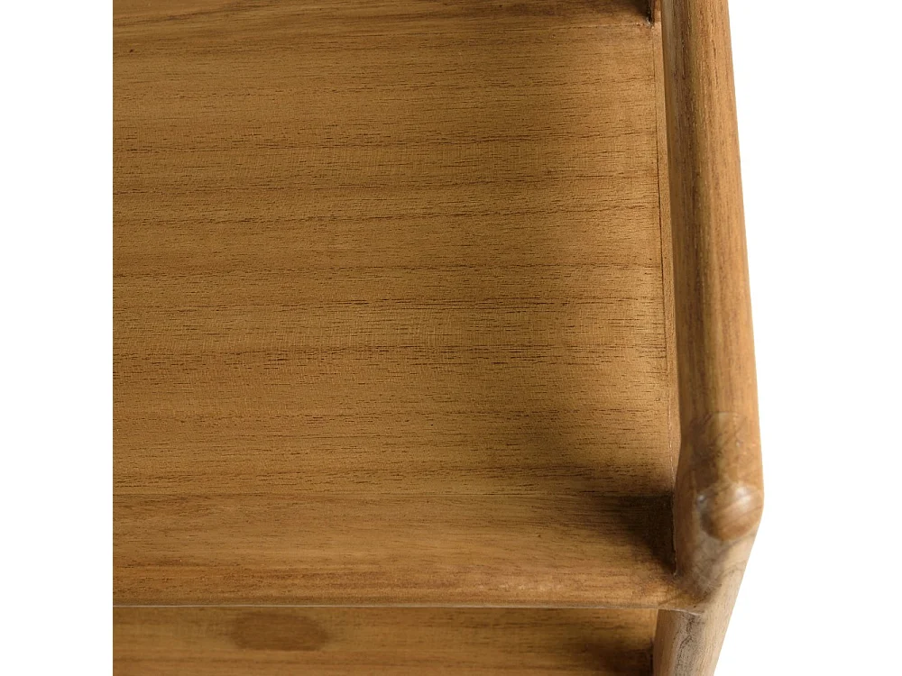 AMY - Etagère 4 niveaux en bois de mindi AMY