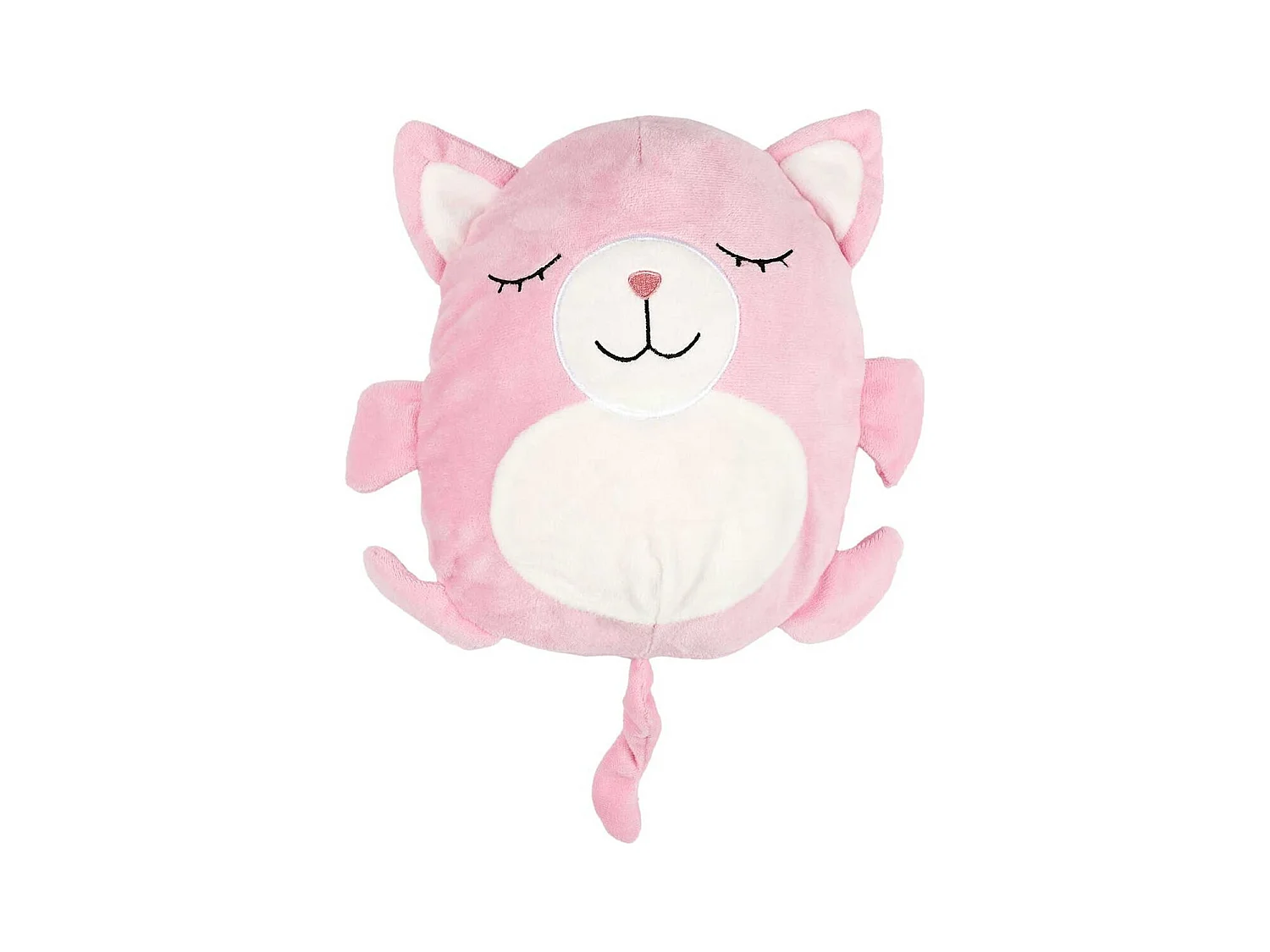 Sweat à Capuche Plaid Chat Rose 4-6ans Pliable en Coussin - NIMALYS