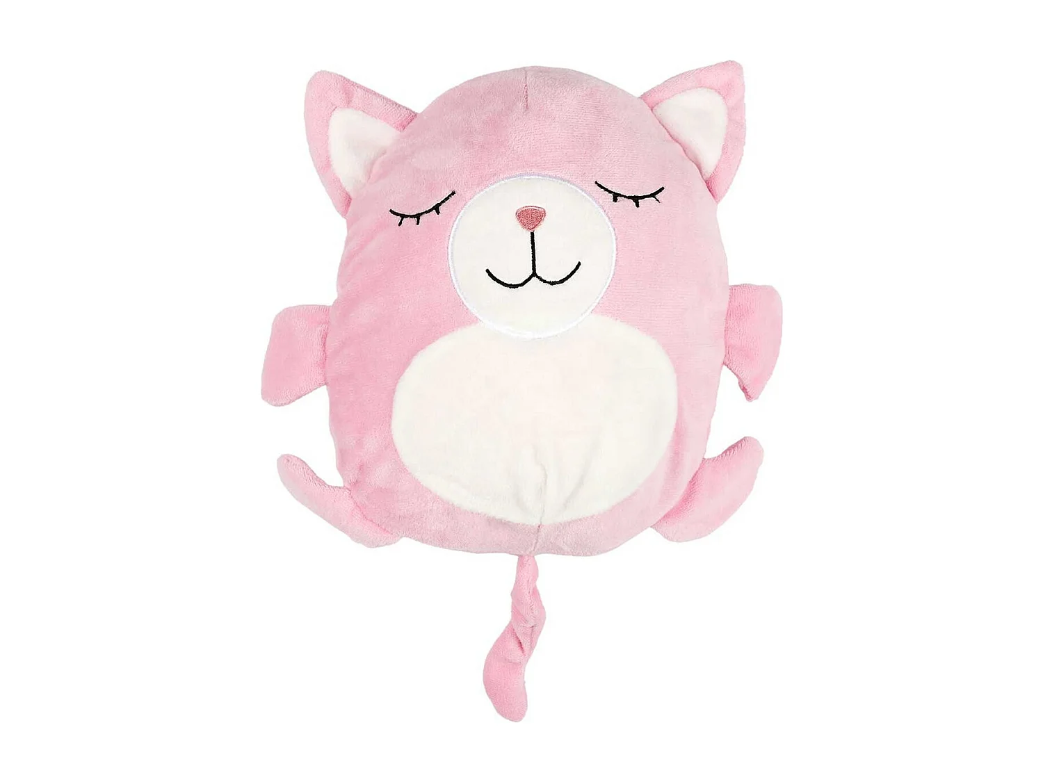 Sweat à Capuche Plaid Chat Rose 4-6ans Pliable en Coussin - NIMALYS