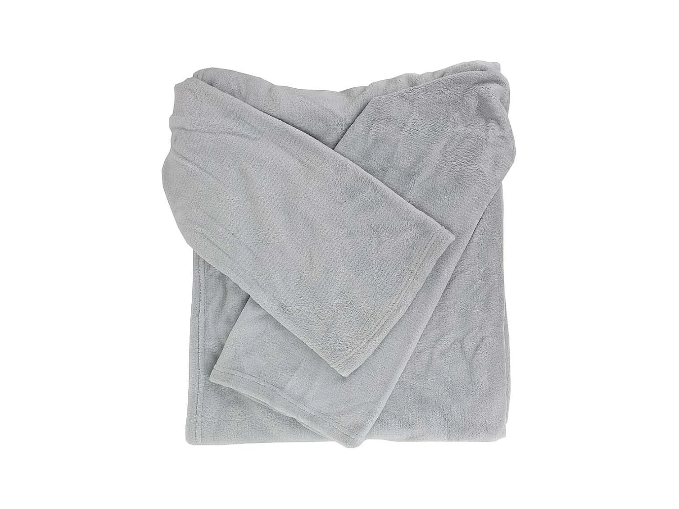 Plaid à Manches Ultra Doux 140x180cm Gris - KYOT