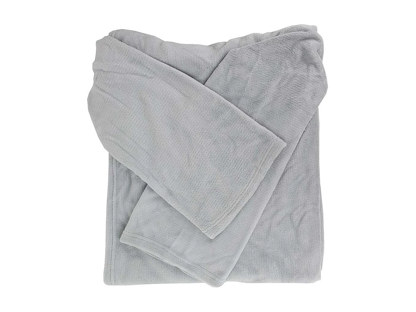 Plaid à Manches Ultra Doux 140x180cm Gris - KYOT