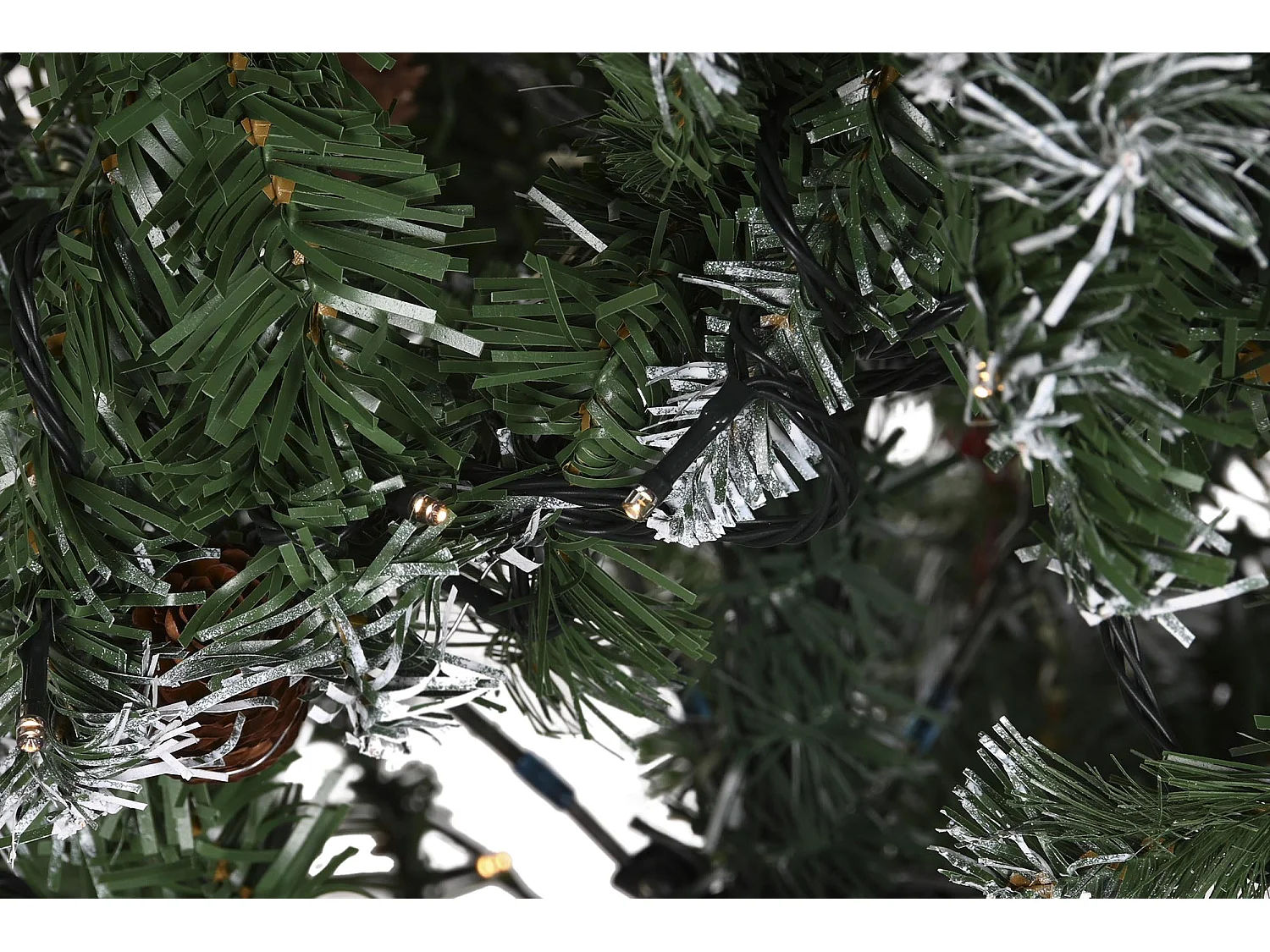 Sapin de Noël Métal vert PE(1x1x150cm)