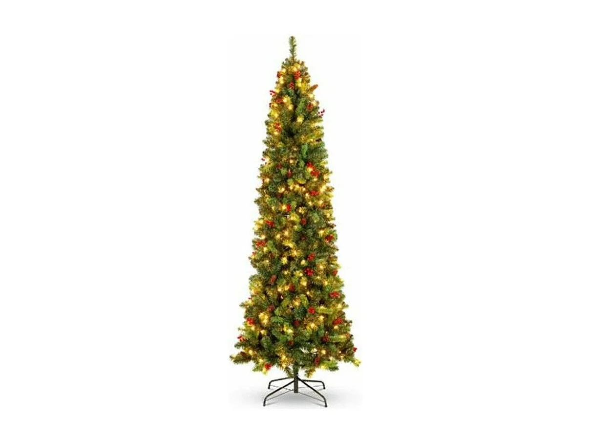 Sapin de Noël Métal vert PE(1x1x150cm)