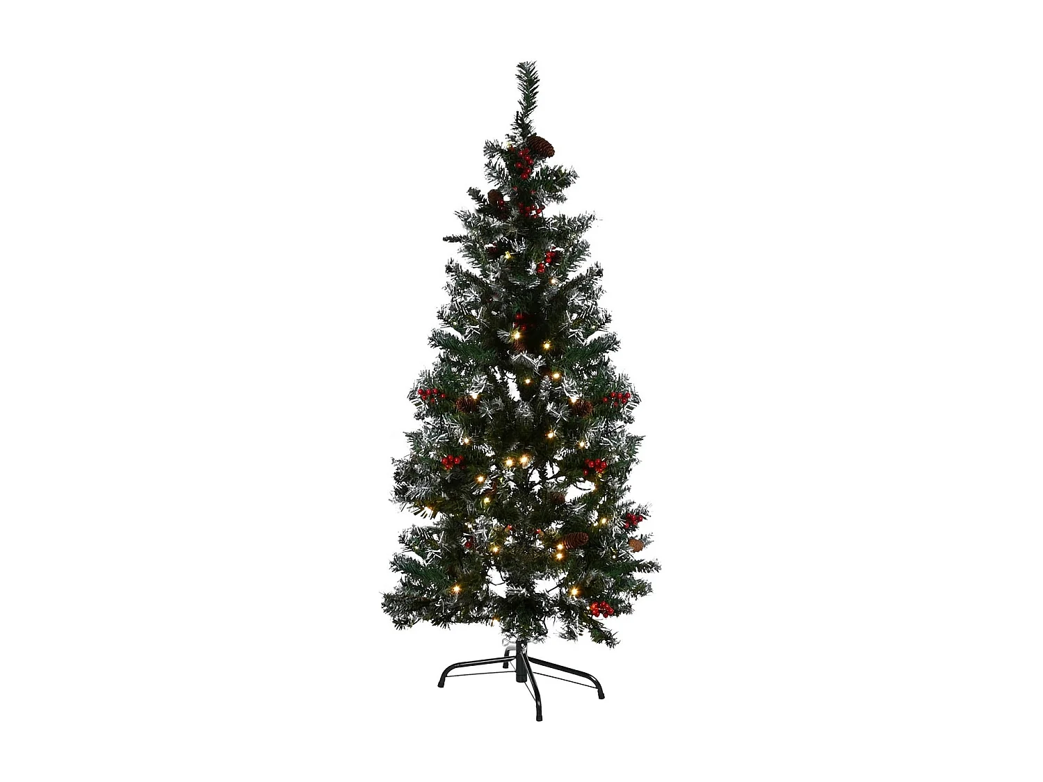 Sapin de Noël Métal vert PE(1x1x150cm)