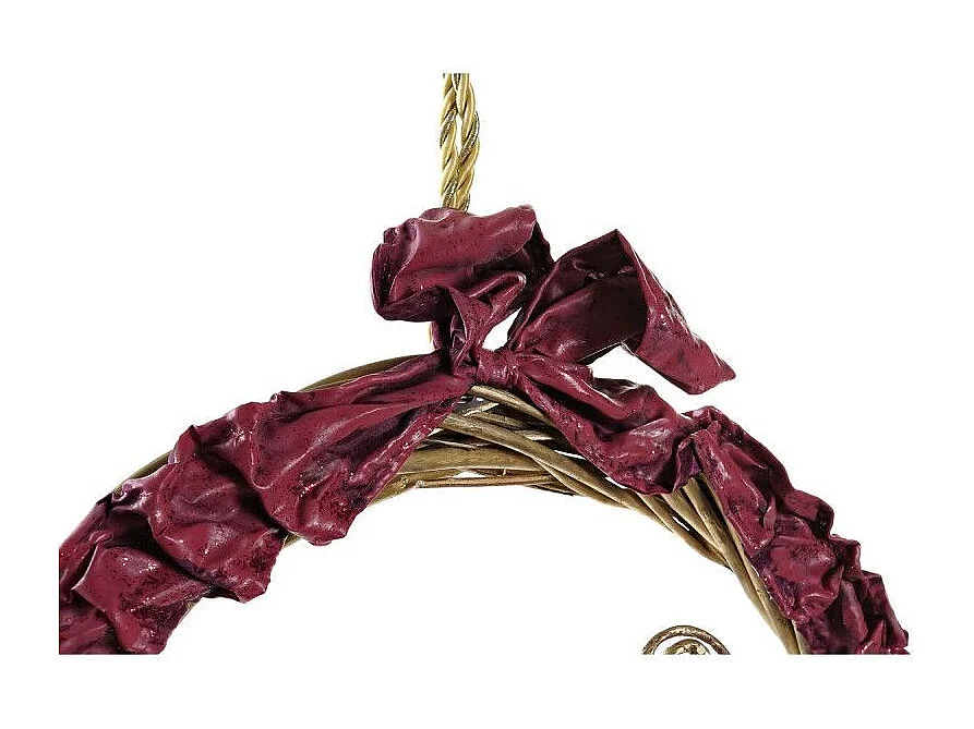 Weihnachtskrippe Goldener Kranz 30x5x30cm - Wanddekoration