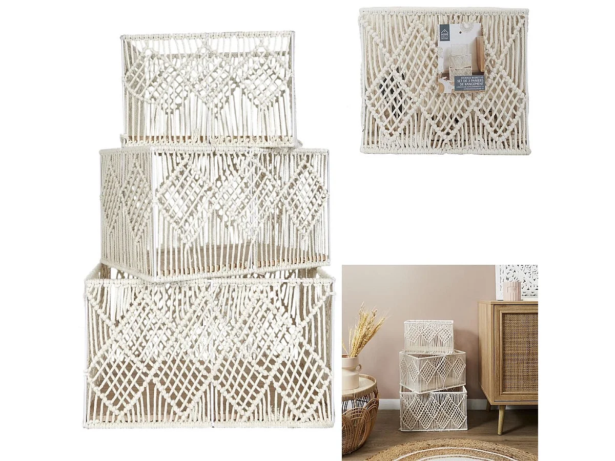 Ensemble de 3 Paniers Gigognes - ENKIS