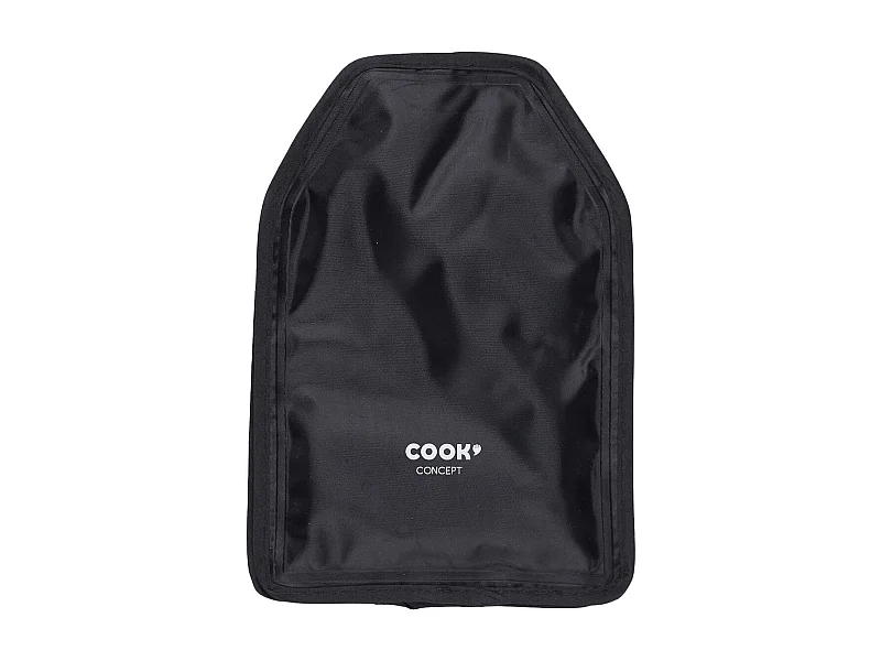 Rafraîchisseur de bouteille en polyester noir (H23 cm)