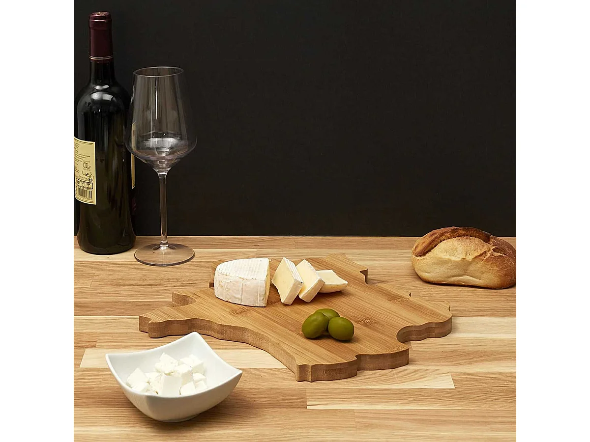 Planche à Fromage en Bois aux Formes de la France - HEXAGONE