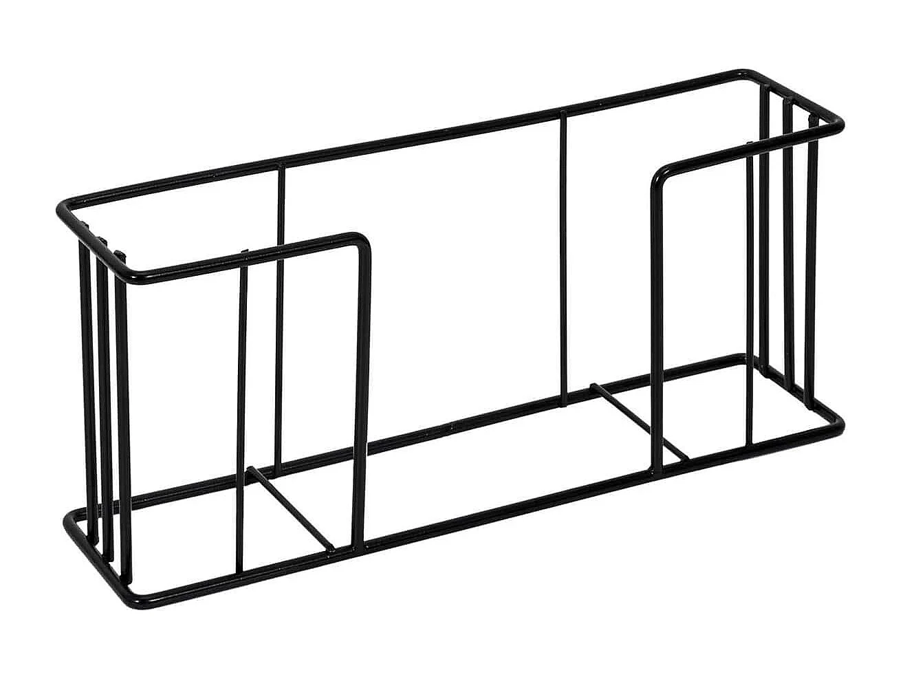 Lot de 4 Planches à Découper avec Socle Métal Noir - DESCO