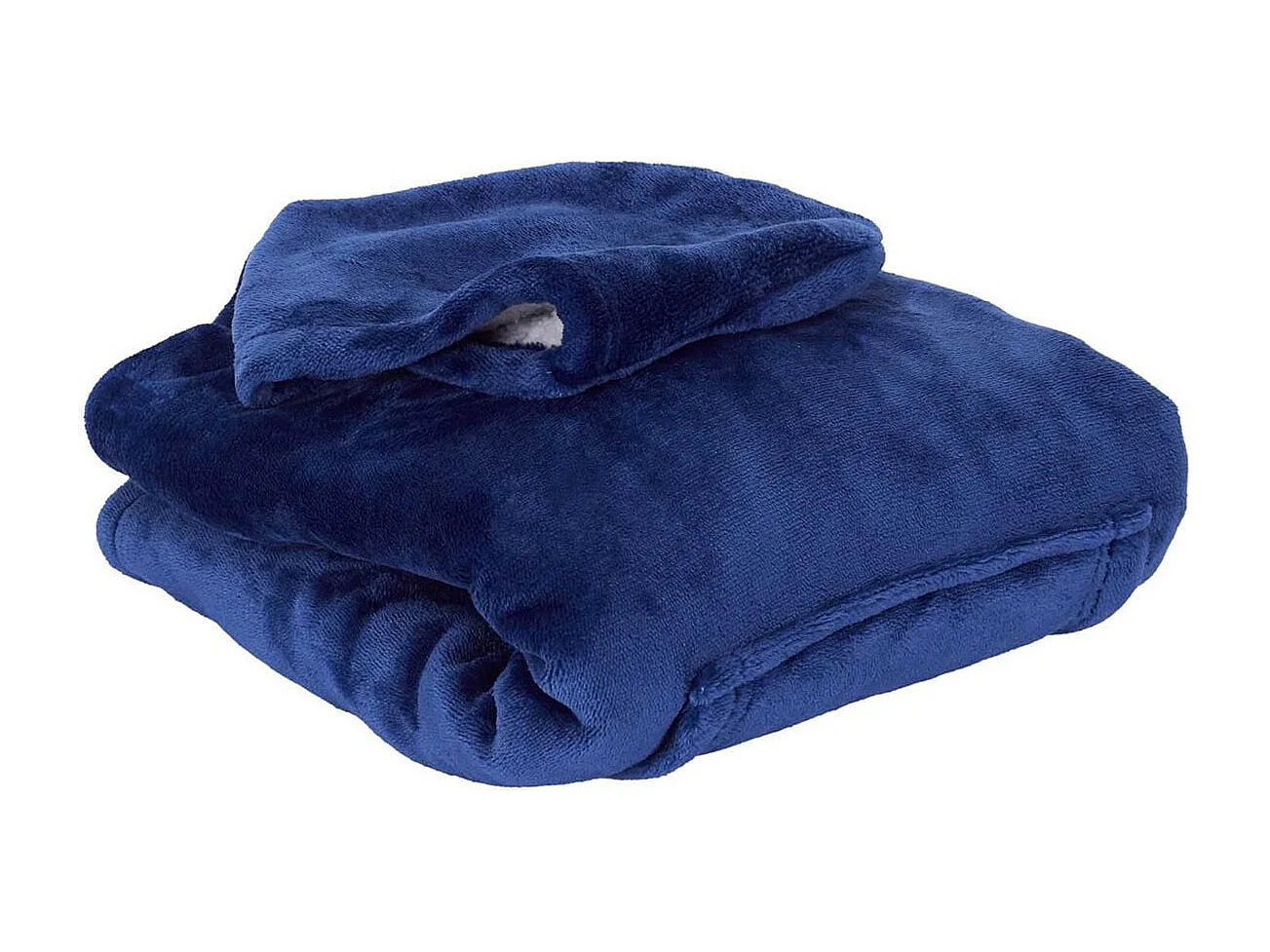 Sweat à Capuche Plaid Ultra Doux Bleu Nuit 6-9ans - SWEET