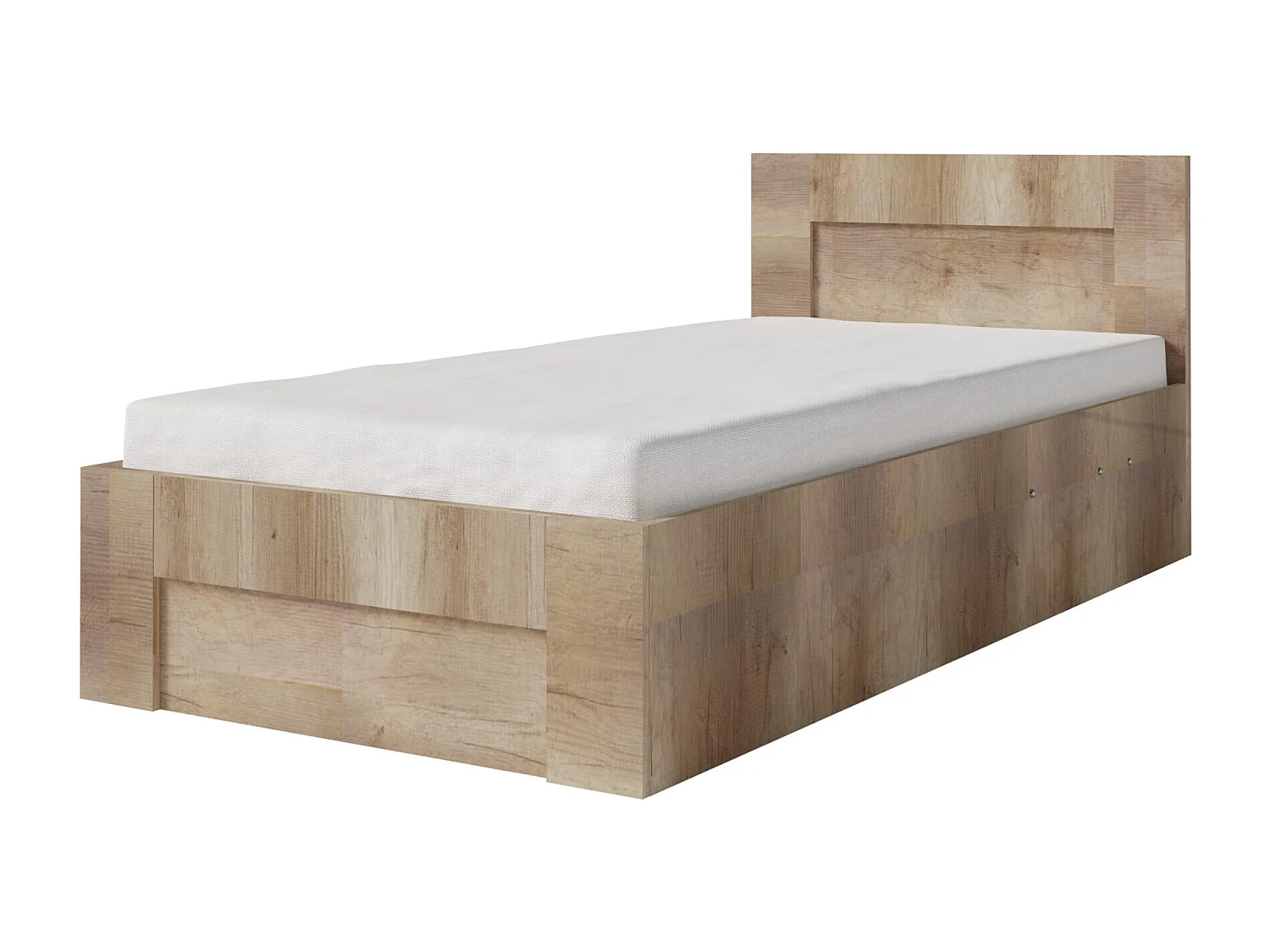 Bett 100 cm x 200 cm mit seitlicher Öffnung | CANYON | Stauraum + Lattenrost