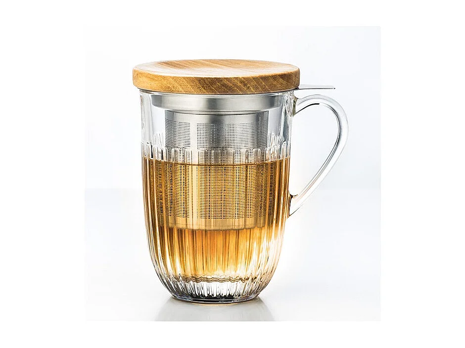Tisanière Ouessant 40 cl Gehärtetes Glas Edelstahl - La Rochère