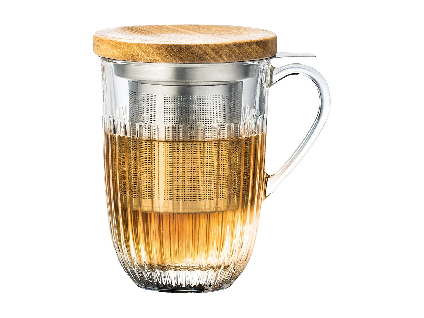 Tisanière Ouessant 40 cl Gehärtetes Glas Edelstahl - La Rochère