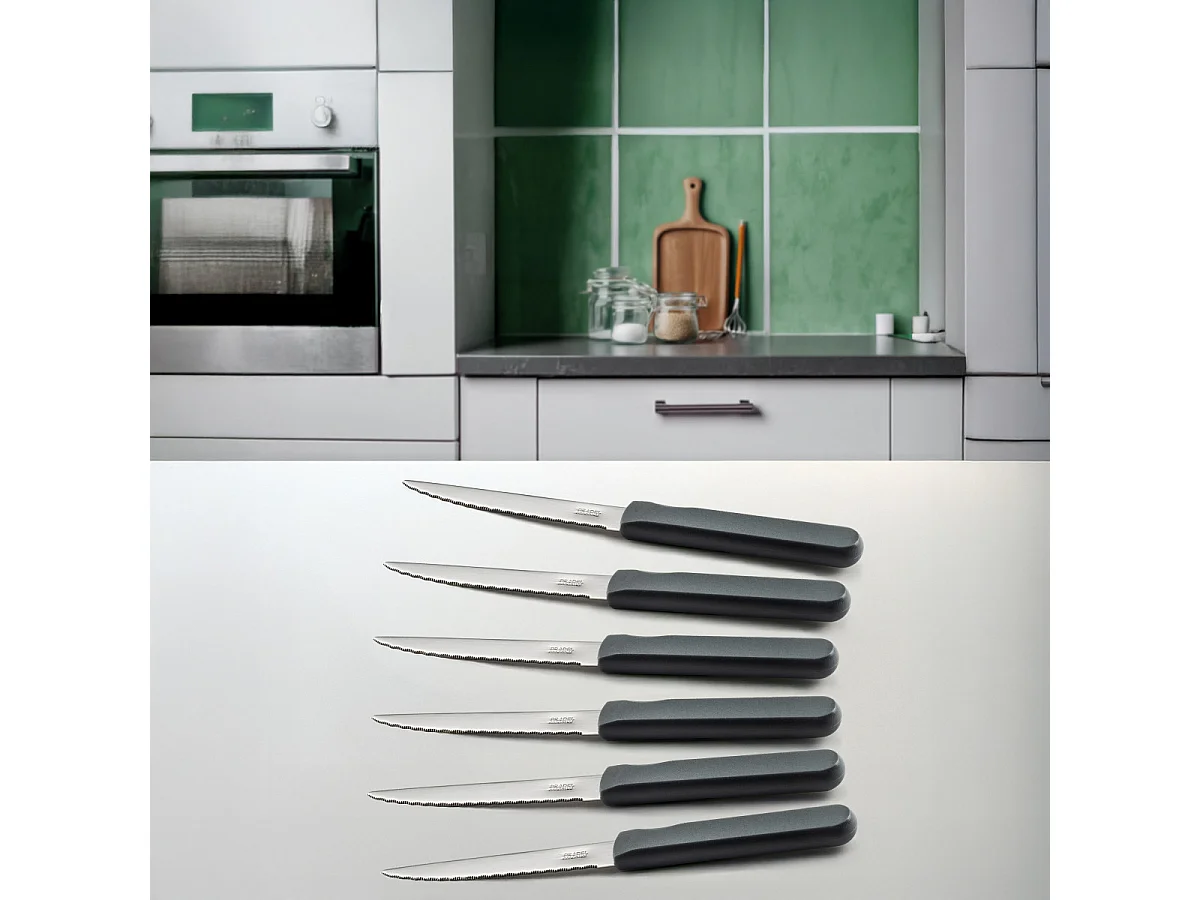 Energy Gris - Set 6 couteaux steak