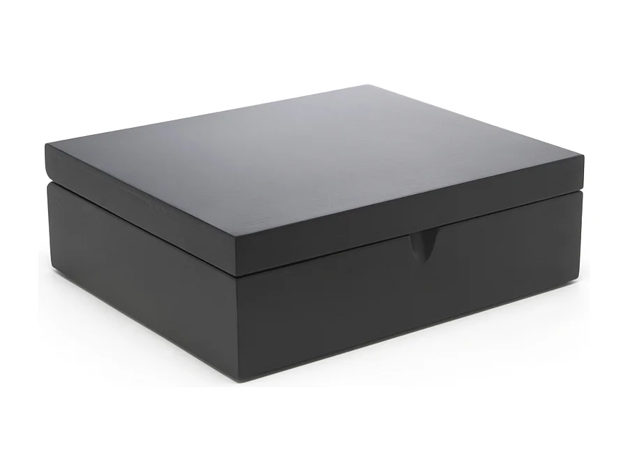 Universal - Coffret noir avec 6 boîtes à thé