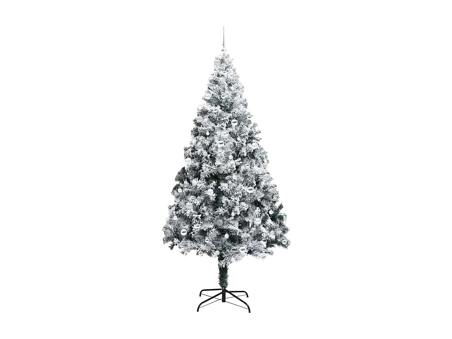 Sapin de Noël artificiel Vert 240 cm PVC, Acier et Plastique