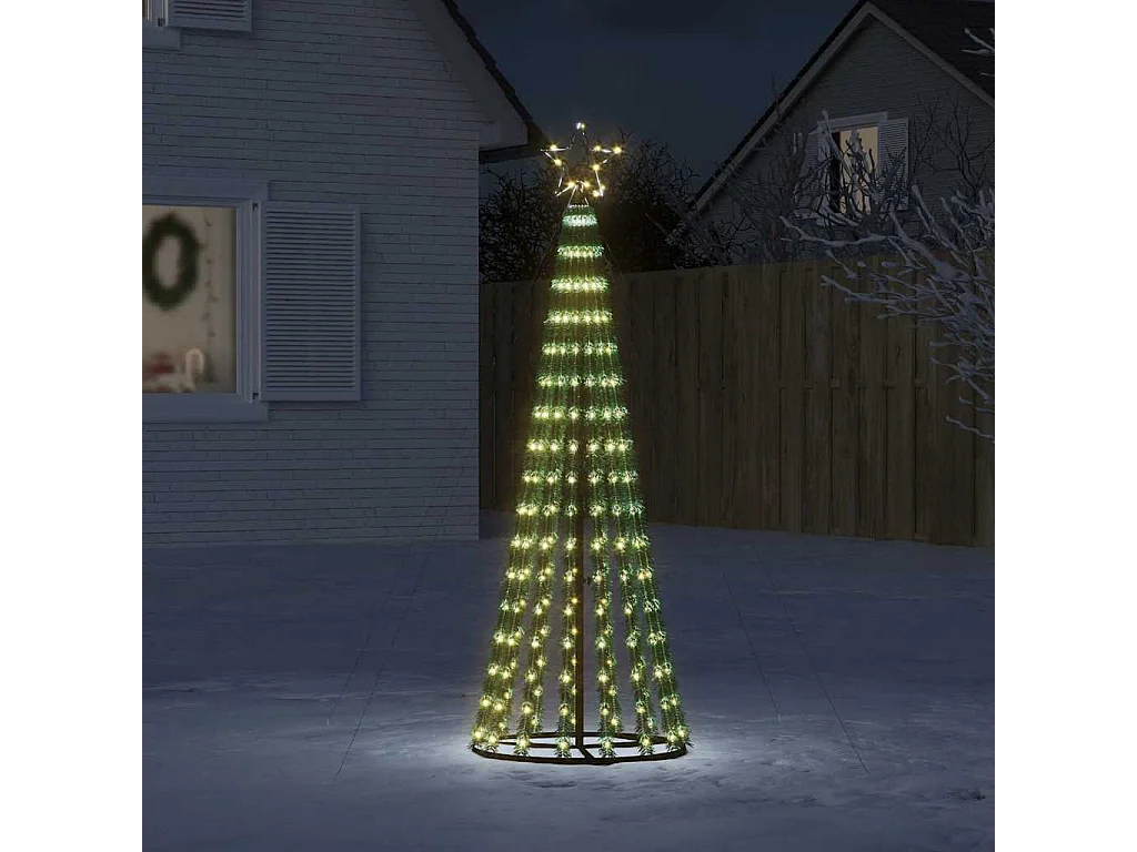 LED Kerstboom 275 warm witte LED's 180 cm