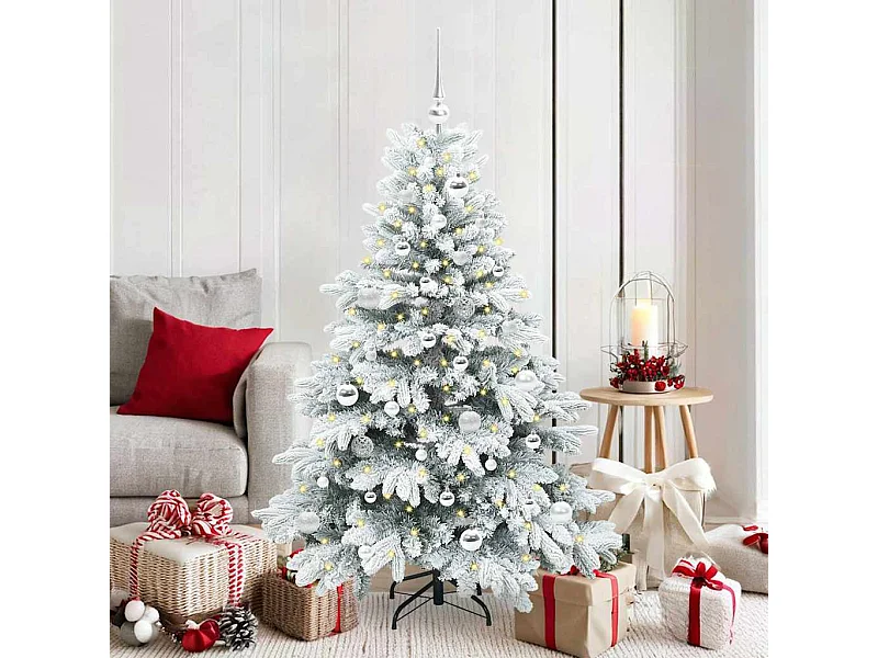 Sapin de Noël artificiel avec 150 LED Vert 150 cm PE et PVC