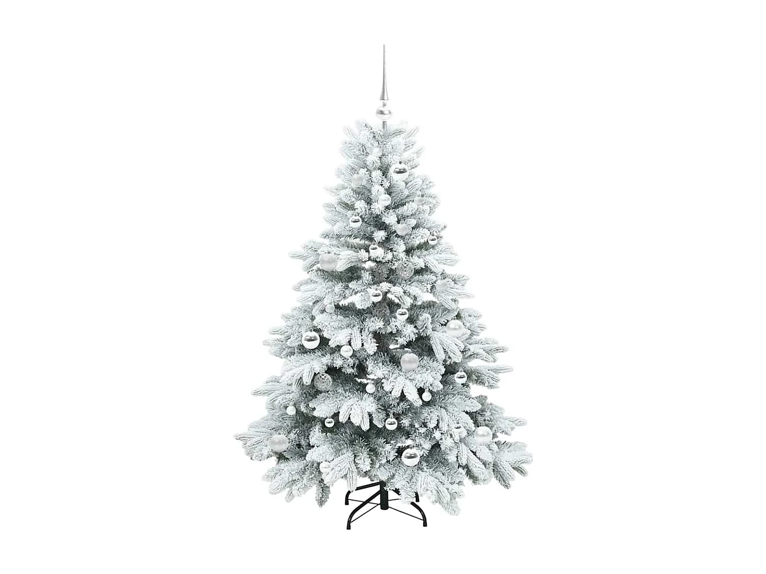 Sapin de Noël artificiel avec 150 LED Vert 150 cm PE et PVC