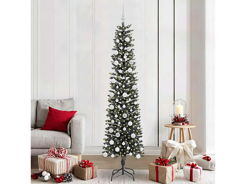 Sapin de Noël artificiel avec 300 LED Vert 58 x 58 x 210 cm