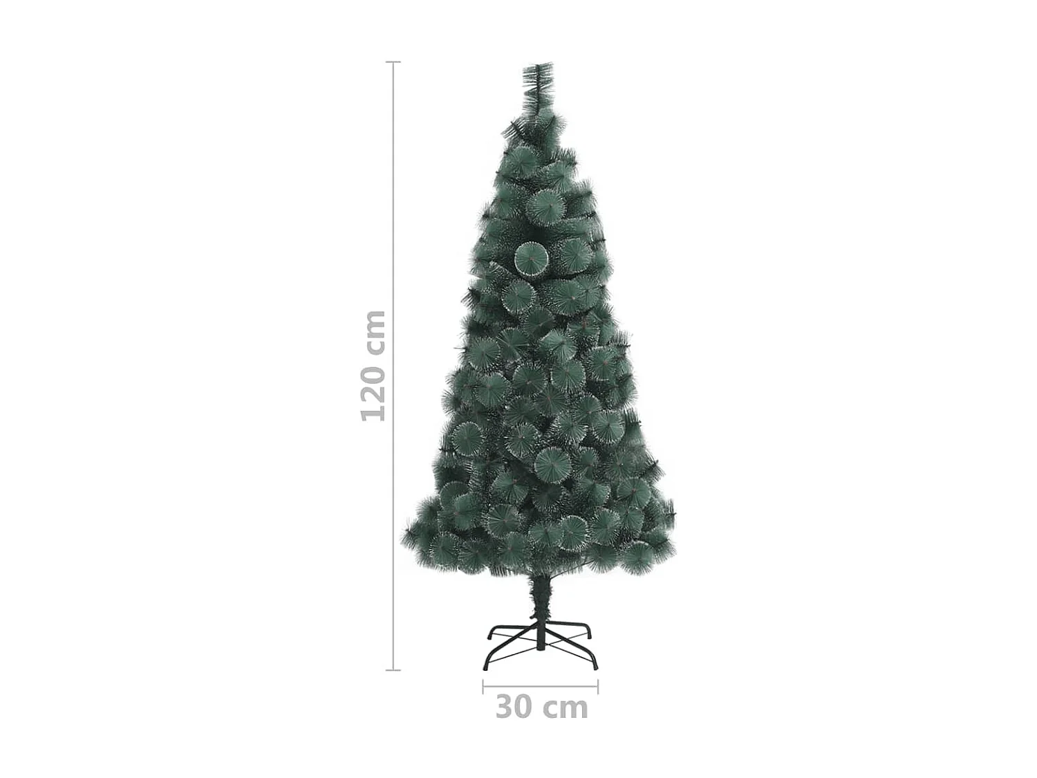 Kunstkerstboom met standaard Groen 120 cm PET